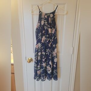 Floral Navy Dress
